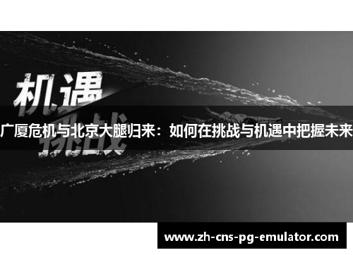 广厦危机与北京大腿归来：如何在挑战与机遇中把握未来