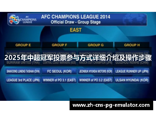 2025年中超冠军投票参与方式详细介绍及操作步骤 2025年中超冠军投票参与方式详细介绍及操作步骤