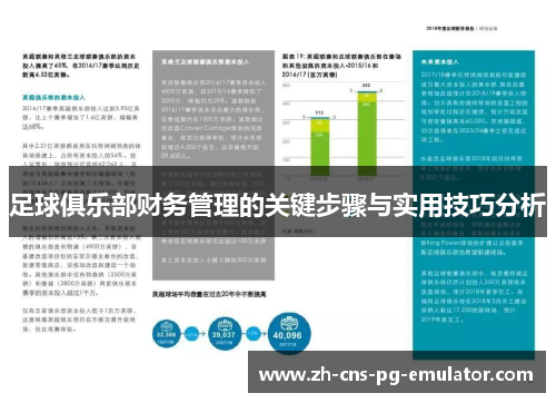 足球俱乐部财务管理的关键步骤与实用技巧分析 足球俱乐部财务管理的关键步骤与实用技巧分析